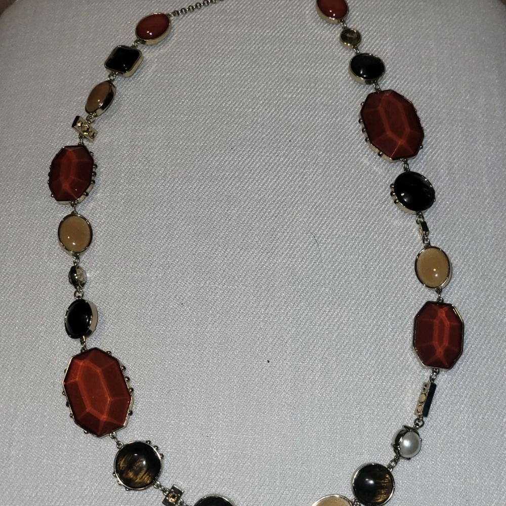 Elegant Multi-Color Gemstone Necklace